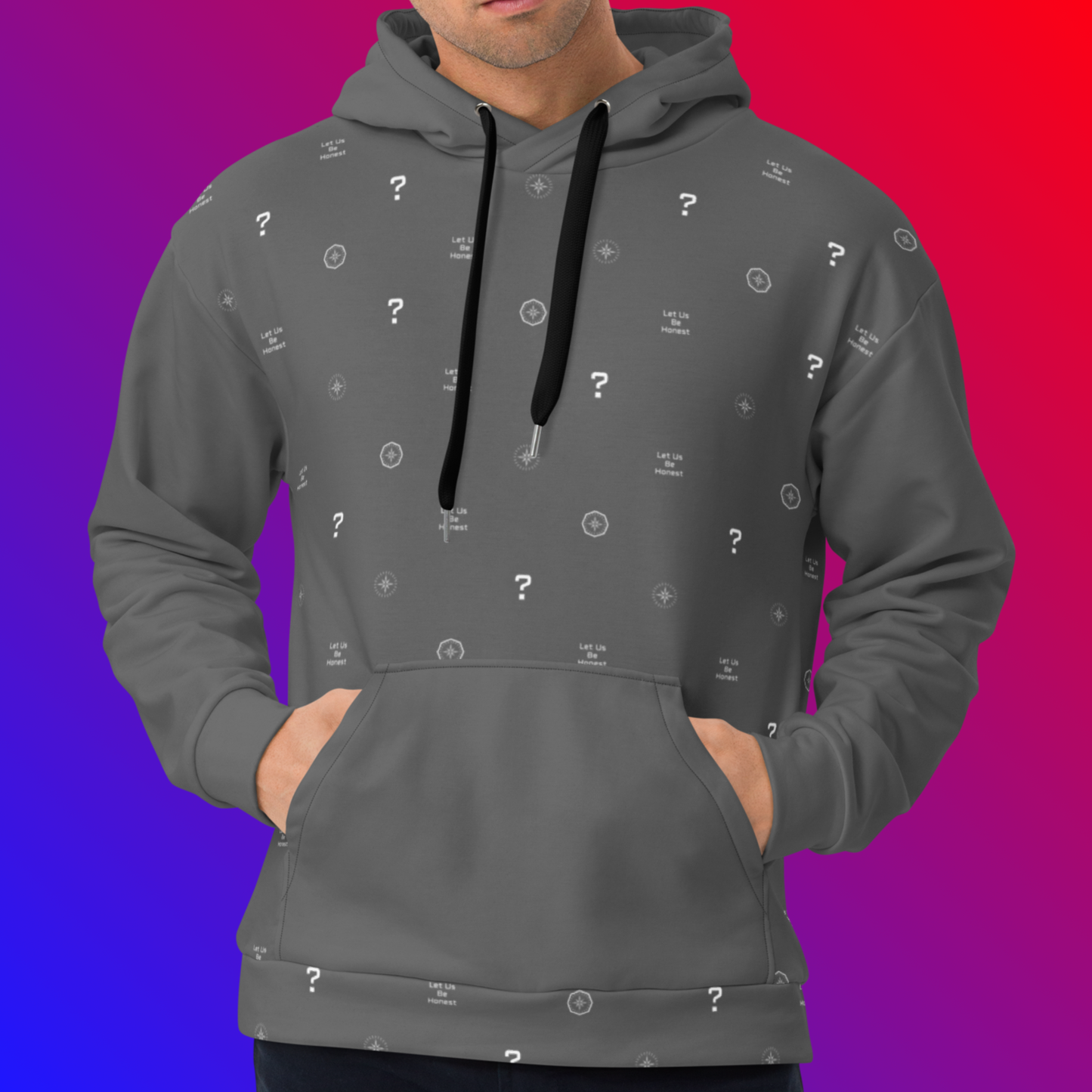 LUBH MINI LOGO GREY - HOODIE