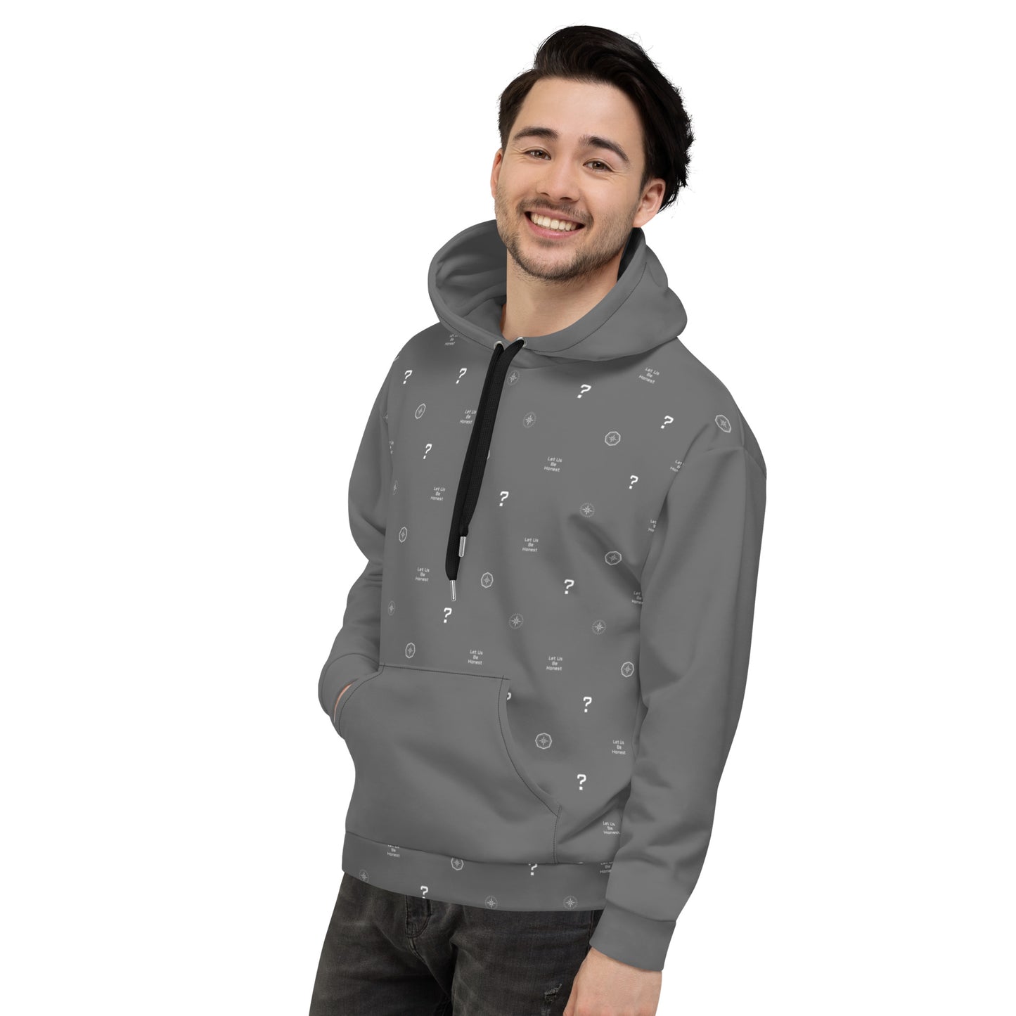 LUBH MINI LOGO GREY - HOODIE